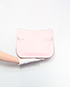 Hermes Jypsiere 28 Swift Leather in Rose Sakura, back view